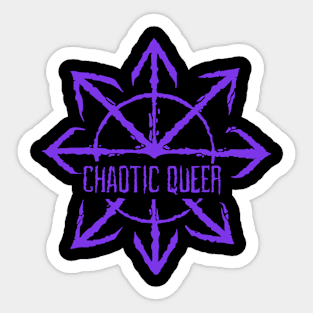 Chaotic Queer Sticker